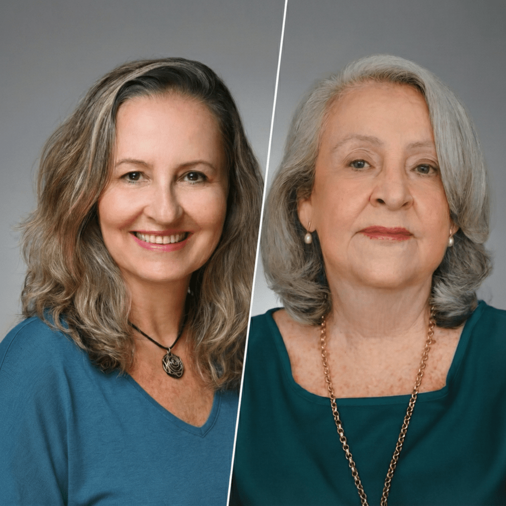 Tania Tristão e Eliane Guerra - Fundadoras do Sistema Azas Florais